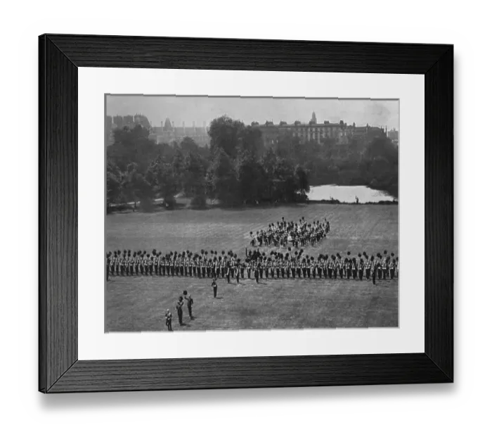 Framed Print : George V presenting colours to Irish Guards Framed Print : George V presenting colours to Irish Guards