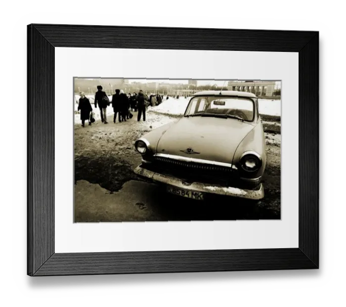 Framed Print : Russian car, Moscow Framed Print : Russian car, Moscow