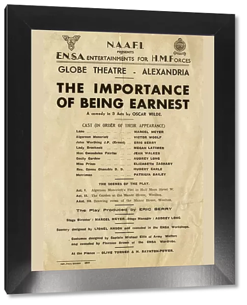 WW2 - NaFI presents ENSA Production at Alexandria, Egypt