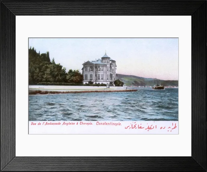 Framed Print : The English Embassy - Bosphorus, Istanbul, Turkey Framed Print : The English Embassy - Bosphorus, Istanbul, Turkey