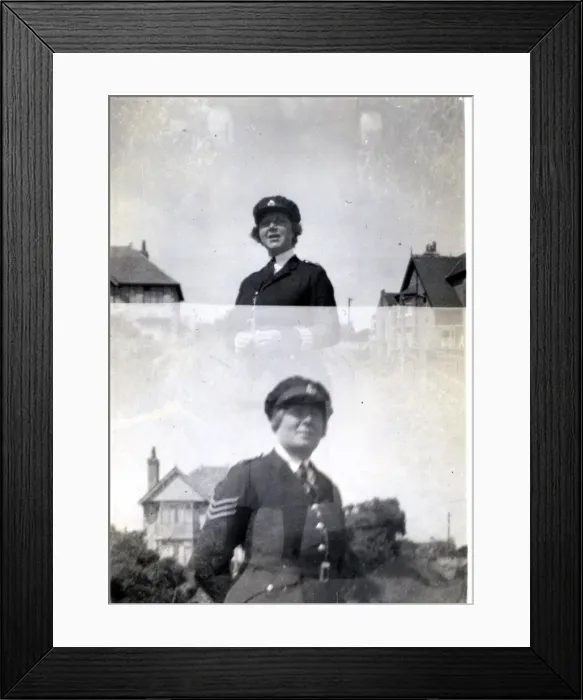 Framed Print : Woman police officer, Isle of Man, WW2 Framed Print : Woman police officer, Isle of Man, WW2