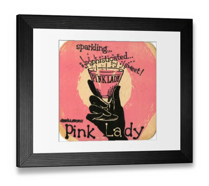 Framed Print : Pink Lady coaster Framed Print : Pink Lady coaster