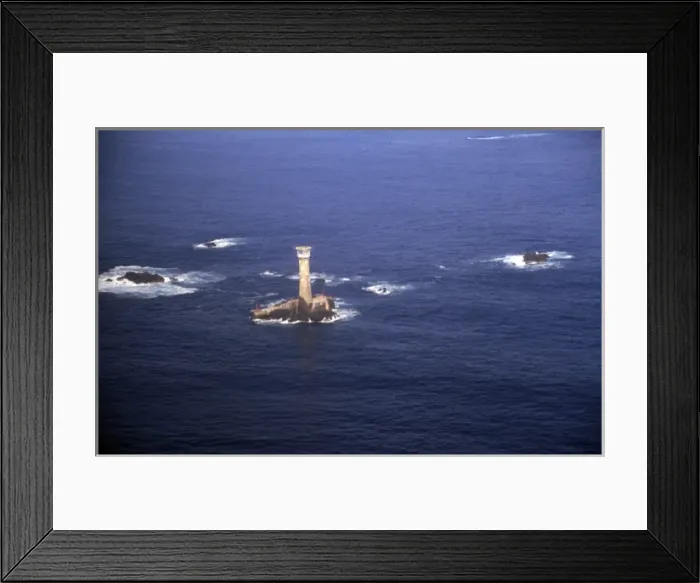 Framed Print : Longships Lighthouse - off Lands End, Cornwall Framed Print : Longships Lighthouse - off Lands End, Cornwall