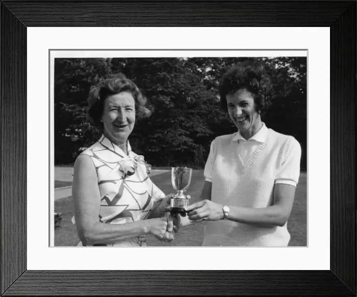 Framed Print : Presentation of cup to cricket team captain Framed Print : Presentation of cup to cricket team captain