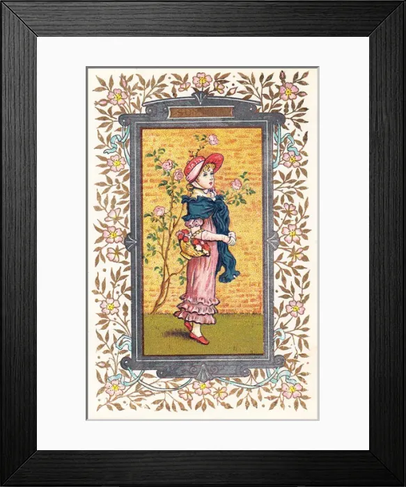 Framed Print : Calendar of the Seasons, 1881 -- Summer Framed Print : Calendar of the Seasons, 1881 -- Summer