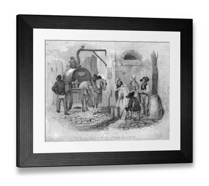 Framed Print : Book of Trades, The Water Carrier Framed Print : Book of Trades, The Water Carrier