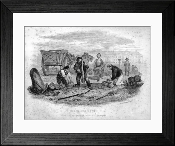 Framed Print : Book of Trades, The Pavier Framed Print : Book of Trades, The Pavier
