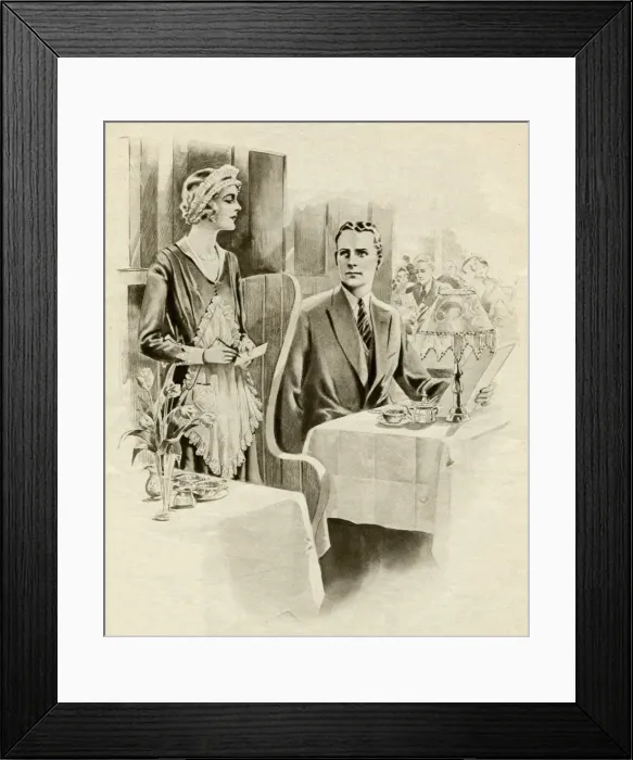 Framed Print : Waitress serving Framed Print : Waitress serving