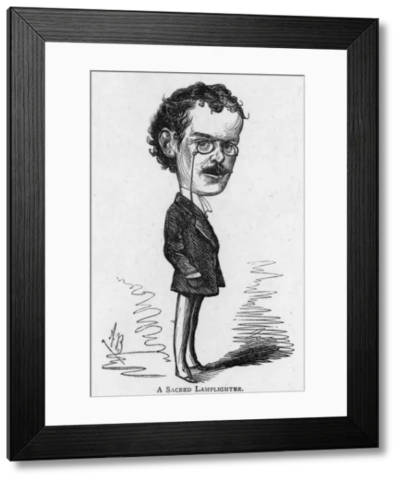 Framed Print : Caricature of the actor Edward Terry Framed Print : Caricature of the actor Edward Terry