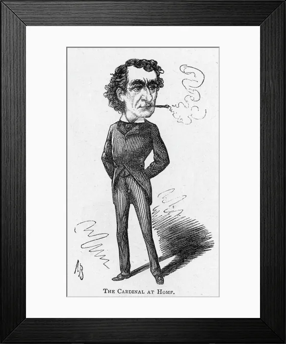 Framed Print : Caricature of the actor Edwin Booth Framed Print : Caricature of the actor Edwin Booth