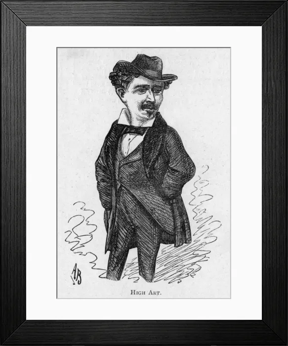 Framed Print : Caricature of the actor Fred Vokes Framed Print : Caricature of the actor Fred Vokes