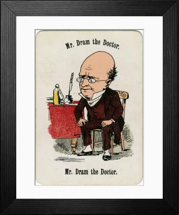 Framed Print : Cheery Families - Mr Dram the Doctor Framed Print : Cheery Families - Mr Dram the Doctor