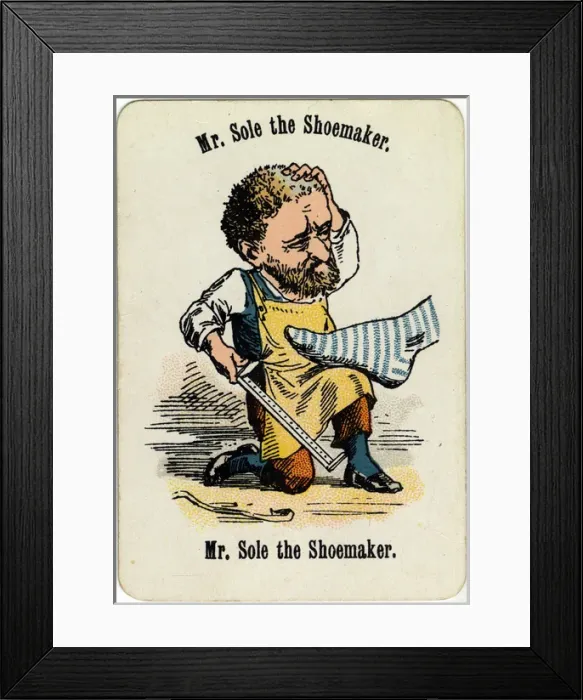 Framed Print : Cheery Families - Mr Sole the Shoemaker Framed Print : Cheery Families - Mr Sole the Shoemaker