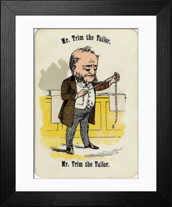 Framed Print : Cheery Families - Mr Trim the Tailor