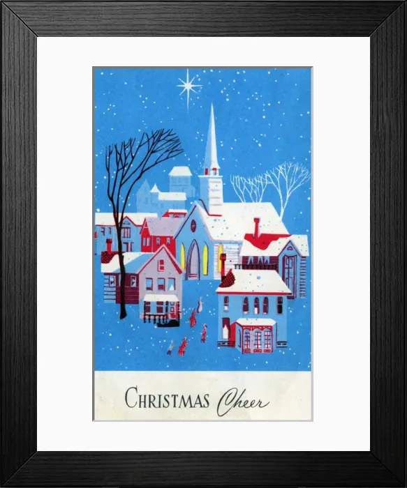 Framed Print : Christmas card, Christmas Cheer Framed Print : Christmas card, Christmas Cheer