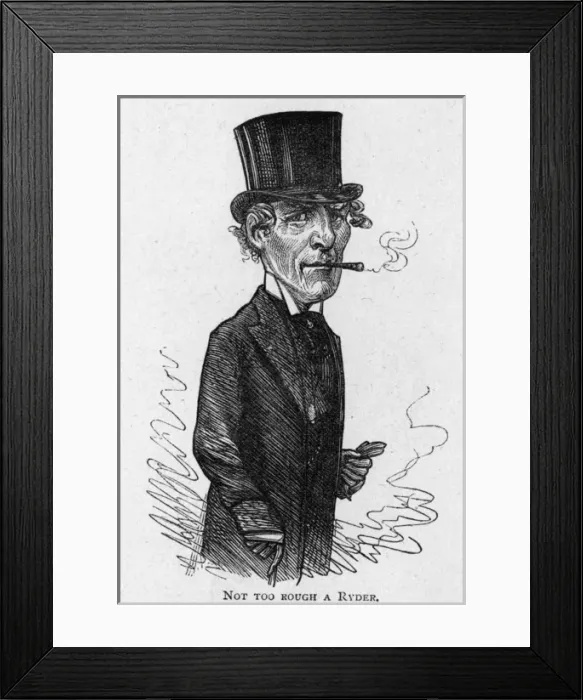 Framed Print : Caricature of the actor John Ryder Framed Print : Caricature of the actor John Ryder