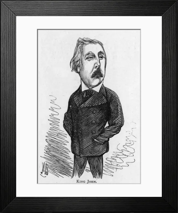 Framed Print : Caricature of the theatre manager John Hollingshead Framed Print : Caricature of the theatre manager John Hollingshead