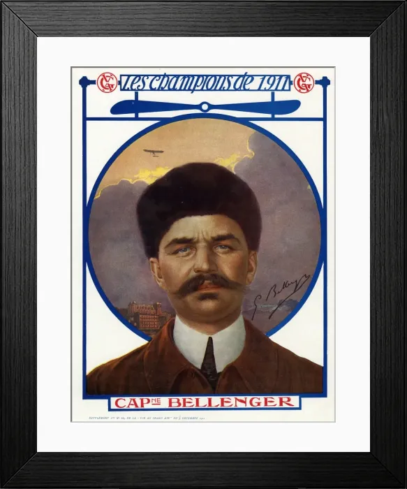 Framed Print : Captain Georges Bellenger, early aviator Framed Print : Captain Georges Bellenger, early aviator