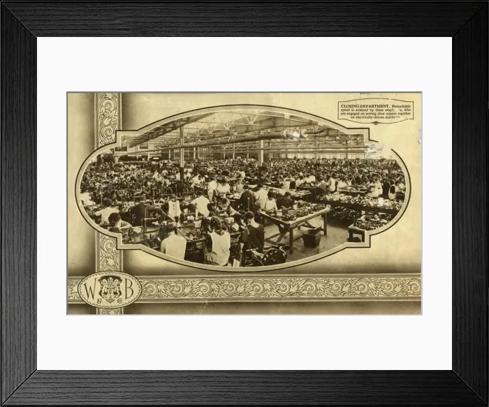 Framed Print : W Barratt & Co Ltd factory, Northampton, UK Framed Print : W Barratt & Co Ltd factory, Northampton, UK
