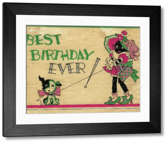 Framed Print : Birthday card - Best Birthday Ever Framed Print : Birthday card - Best Birthday Ever
