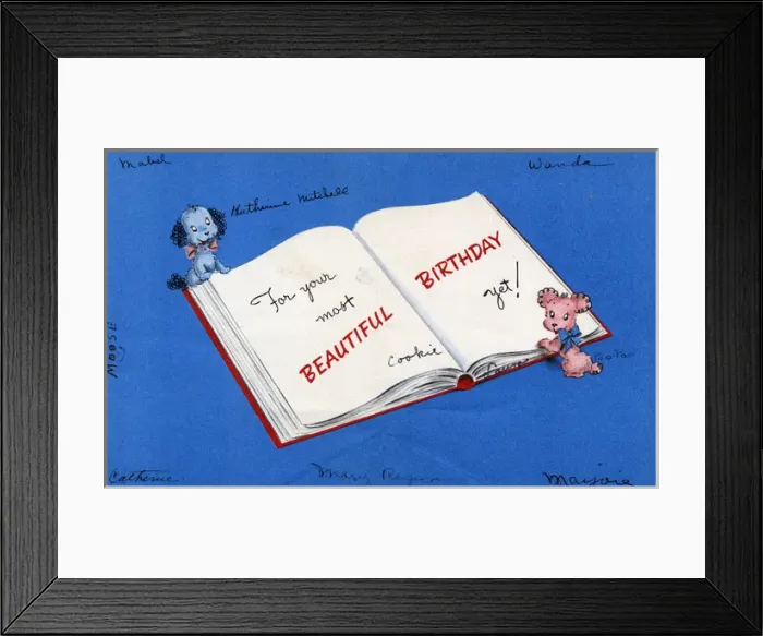 Framed Print : Birthday card, For your most Beautiful Birthday yet Framed Print : Birthday card, For your most Beautiful Birthday yet