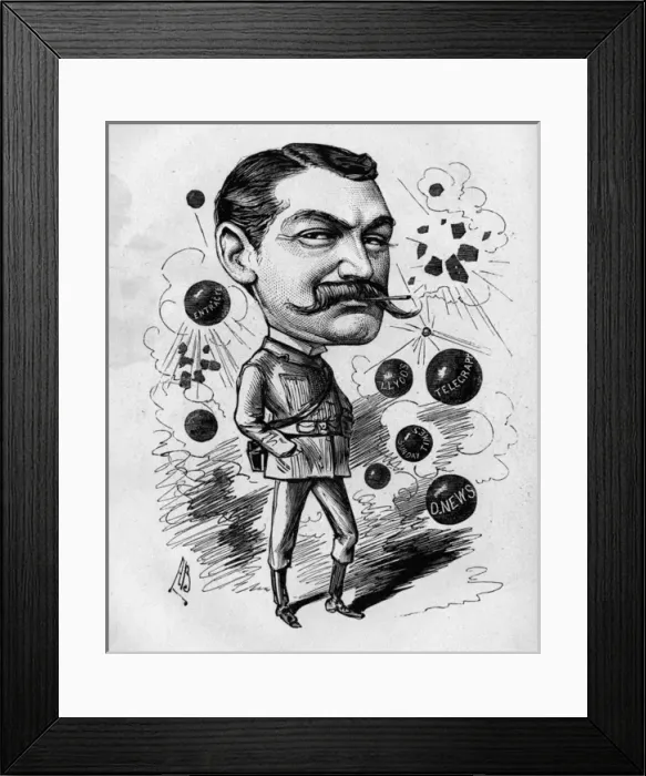 Framed Print : Caricature of Henry James Byron, dramatist Framed Print : Caricature of Henry James Byron, dramatist