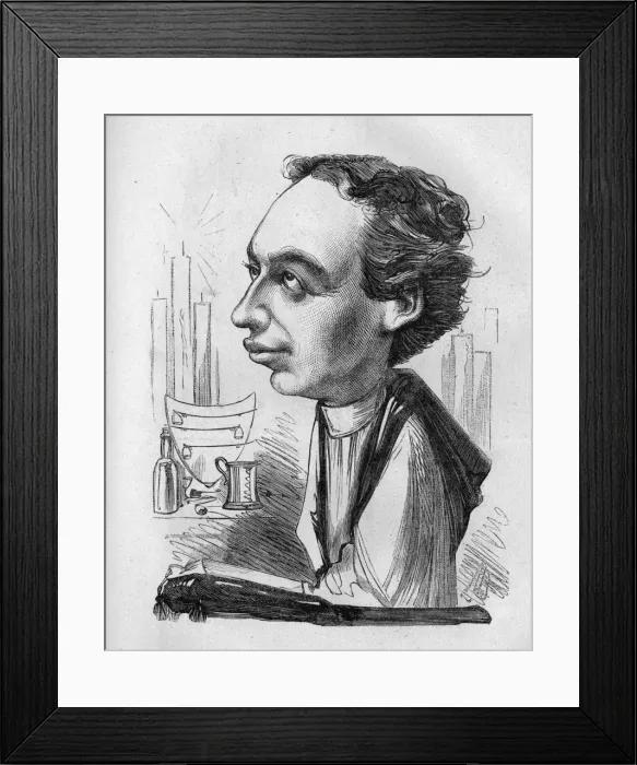 Framed Print : Caricature of Archdeacon Dunbar, Anglican clergyman Framed Print : Caricature of Archdeacon Dunbar, Anglican clergyman