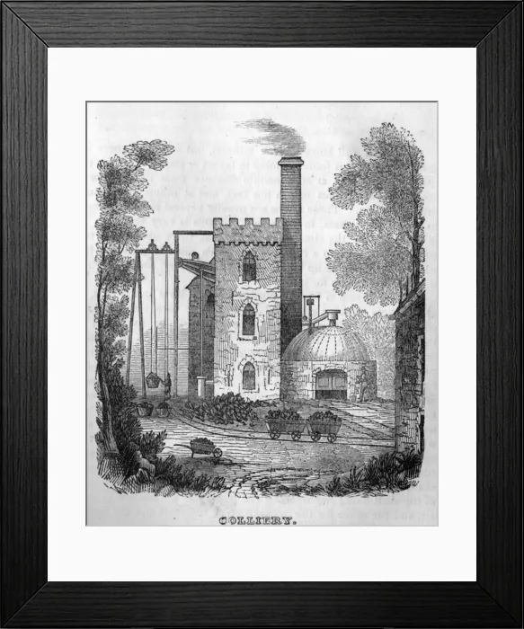 Framed Print : Book of Trades, Colliery Framed Print : Book of Trades, Colliery