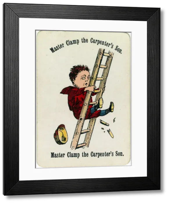 Framed Print : Cheery Families - Master Clamp the Carpenters Son Framed Print : Cheery Families - Master Clamp the Carpenters Son