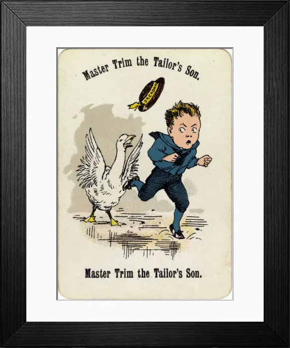 Framed Print : Cheery Families - Master Trim the Tailors Son Framed Print : Cheery Families - Master Trim the Tailors Son