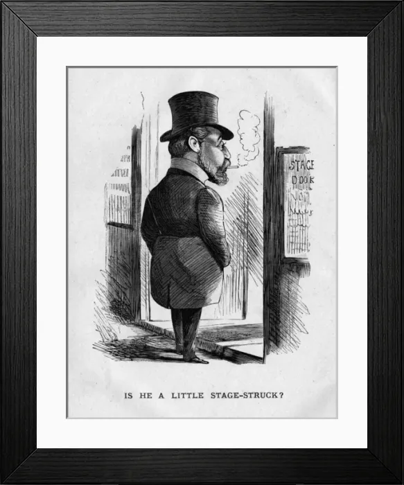 Framed Print : Caricature, Edward, Prince of Wales Framed Print : Caricature, Edward, Prince of Wales