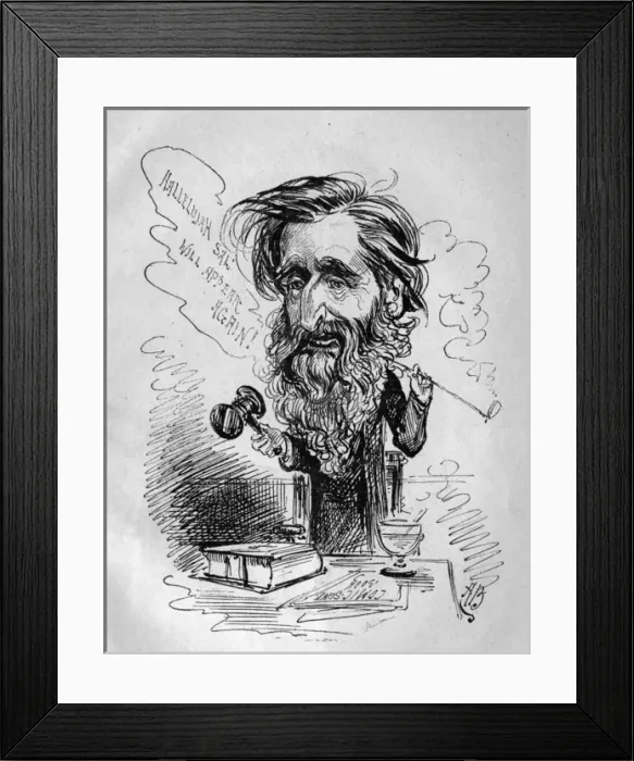 Framed Print : Caricature, William Booth, founder of the Salvation Army Framed Print : Caricature, William Booth, founder of the Salvation Army