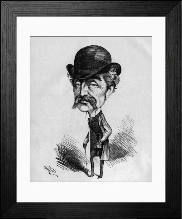 Framed Print : Caricature of Alexander Henderson, theatre owner Framed Print : Caricature of Alexander Henderson, theatre owner