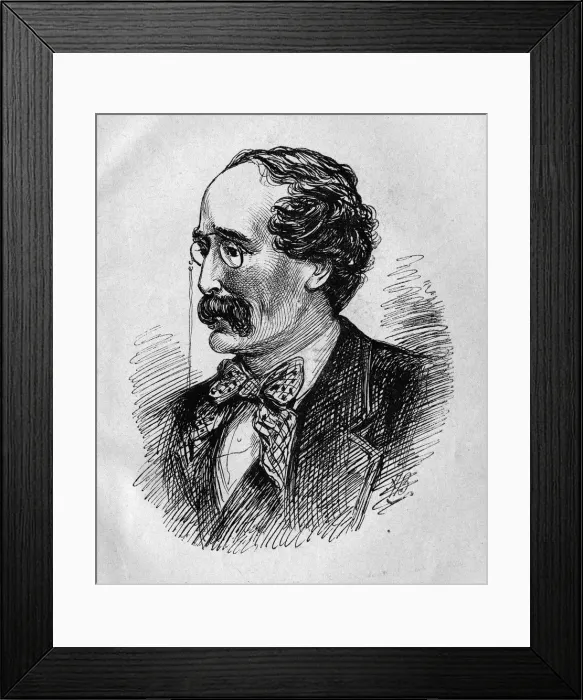 Framed Print : Portrait of Arthur Matthison, playwright Framed Print : Portrait of Arthur Matthison, playwright