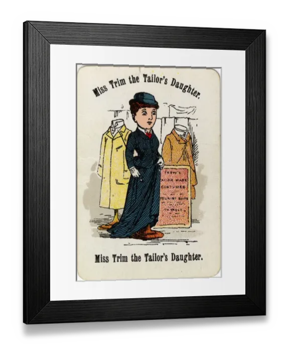 Framed Print : Cheery Families - Miss Trim the Tailors Daughter Framed Print : Cheery Families - Miss Trim the Tailors Daughter