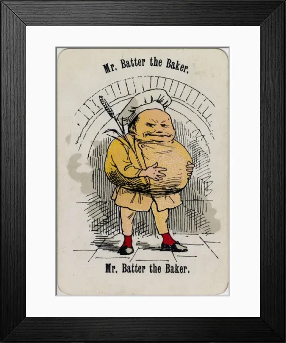 Framed Print : Cheery Families - Mr Batter the Baker Framed Print : Cheery Families - Mr Batter the Baker