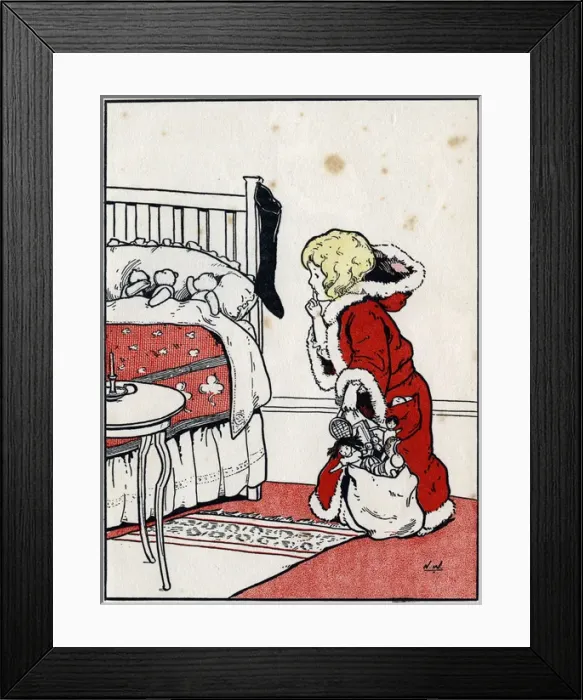 Framed Print : Christmas presents for the teddy bears Framed Print : Christmas presents for the teddy bears