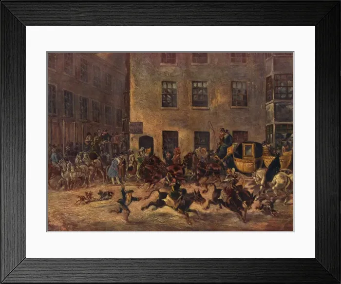 Framed Print : Coaching scene, Marine Parade, Brighton Framed Print : Coaching scene, Marine Parade, Brighton