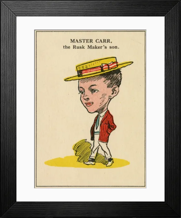 Framed Print : Cow & Gate Happy Family Game - Master Carr