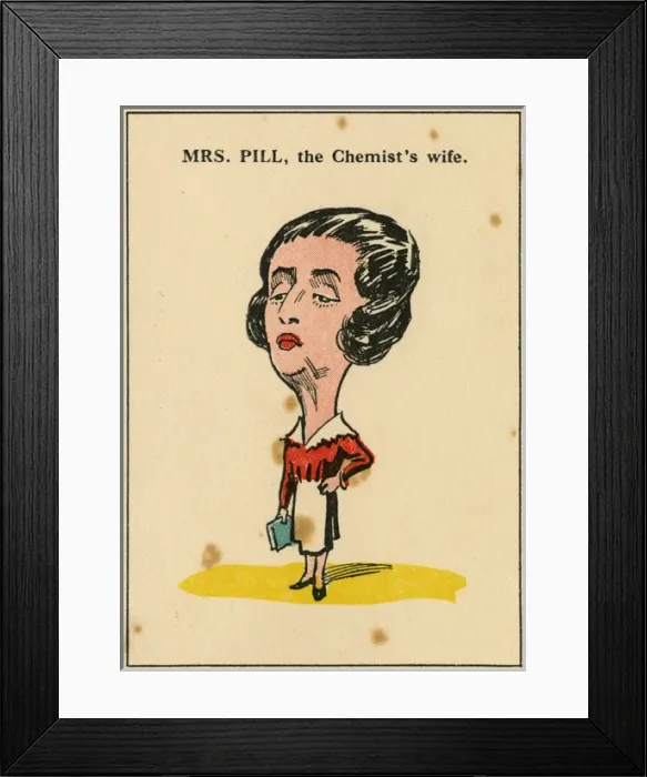 Framed Print : Cow & Gate Happy Family Game - Mrs Pill