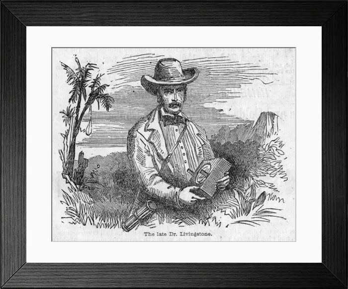 Framed Print : Dr David Livingstone, Scottish missionary and explorer Framed Print : Dr David Livingstone, Scottish missionary and explorer