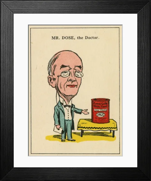 Framed Print : Cow & Gate Happy Family Game - Mr Dose Framed Print : Cow & Gate Happy Family Game - Mr Dose