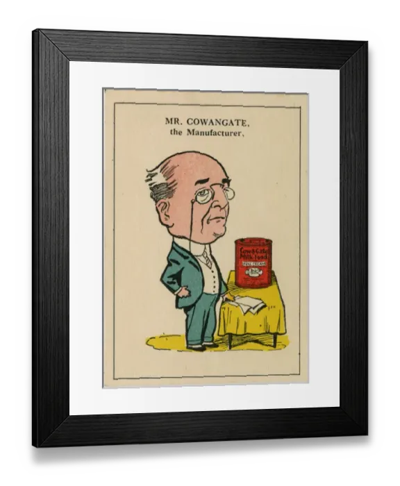 Framed Print : Cow & Gate Happy Family Game - Mr Cowangate Framed Print : Cow & Gate Happy Family Game - Mr Cowangate