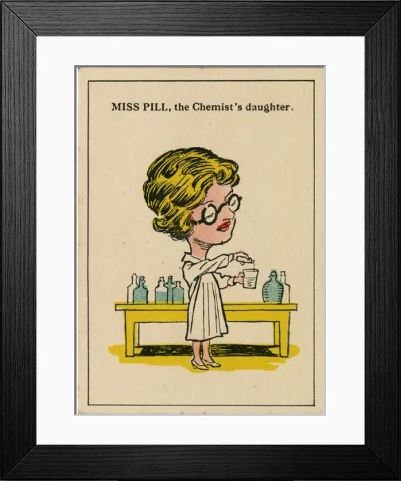 Framed Print : Cow & Gate Happy Family Game - Miss Pill Framed Print : Cow & Gate Happy Family Game - Miss Pill
