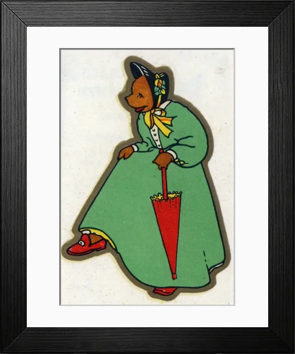 Framed Print : Illustration, Grandma Bear Framed Print : Illustration, Grandma Bear