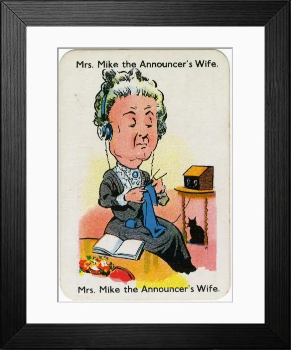 Framed Print : Happy Families Playing Cards - Mrs Mike Framed Print : Happy Families Playing Cards - Mrs Mike