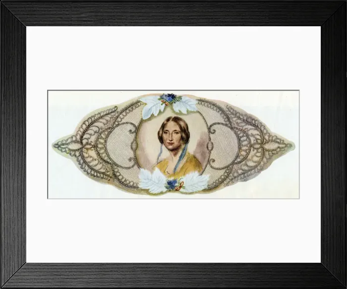 Framed Print : Elizabeth Gaskell, English novelist Framed Print : Elizabeth Gaskell, English novelist
