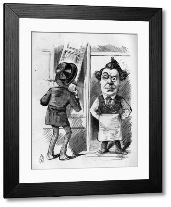 Framed Print : Caricature of John L Toole, English actor and manager Framed Print : Caricature of John L Toole, English actor and manager