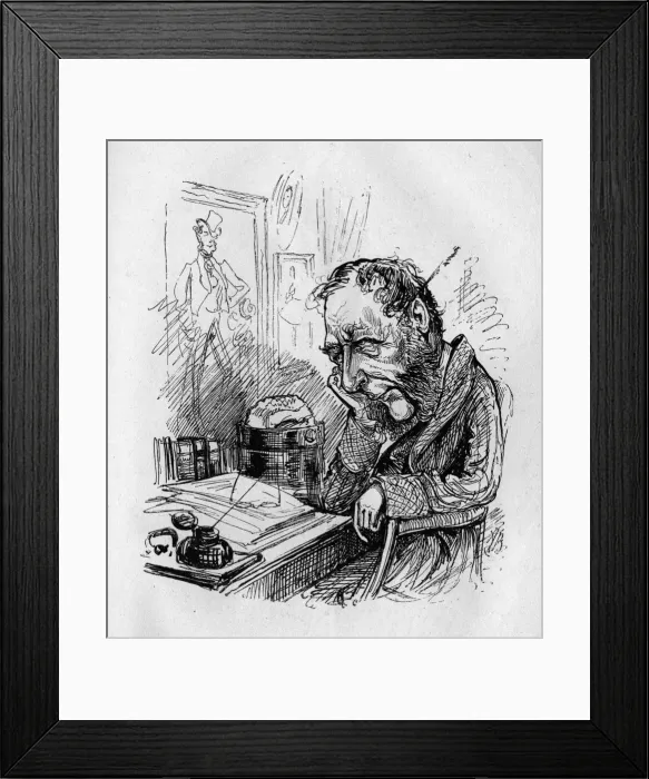 Framed Print : Caricature of William Ballantine, Serjeant-at-law Framed Print : Caricature of William Ballantine, Serjeant-at-law