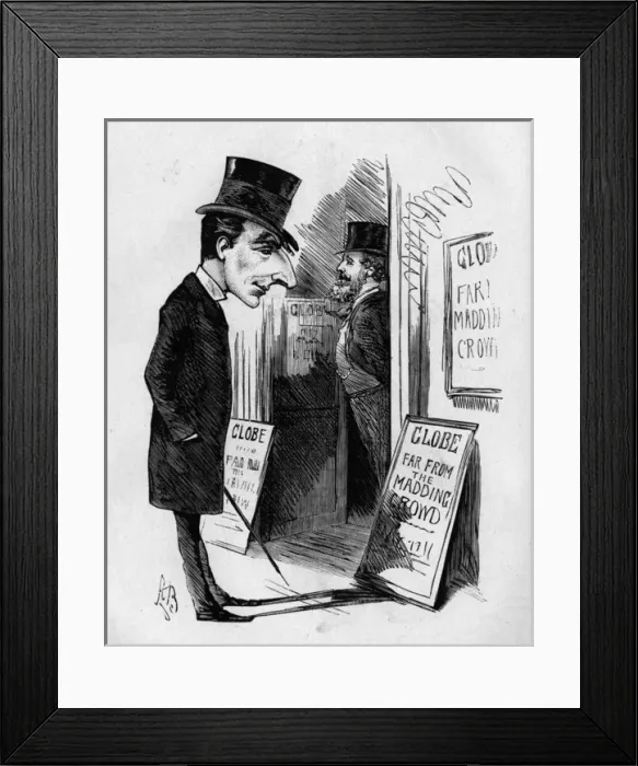 Framed Print : Caricature of A W Pinero, actor and playwright Framed Print : Caricature of A W Pinero, actor and playwright